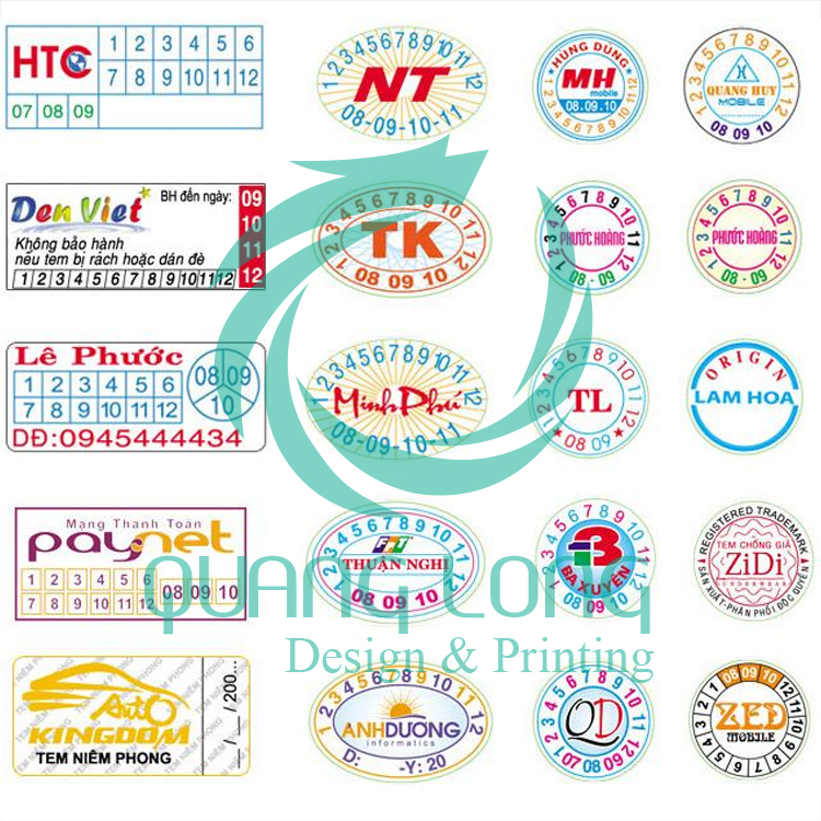 Tem Bể - Tem Bảo Hành