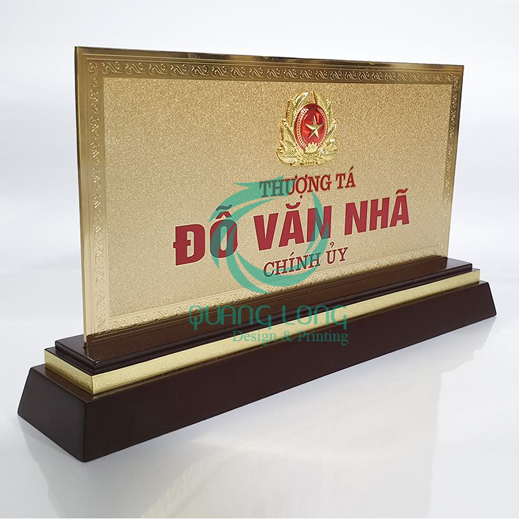 Bảng số nhà, Bảng chức vụ